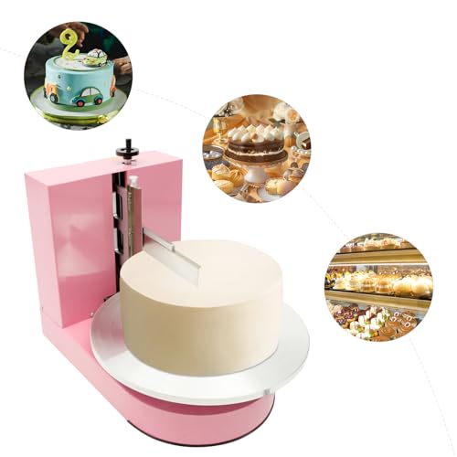 Electric Cake Decorating Machine Cream Coating Spreading Smooth Machine Surface Scraper for 4