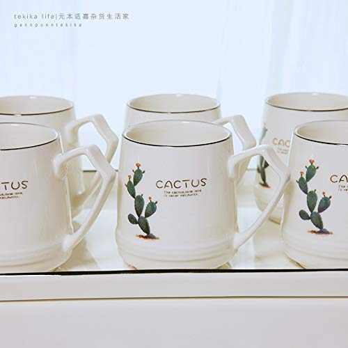 Ceramic Kettle Ceramic Teapot Set European Ceramic Tea Set Home Creative Simple Nordic Flower Teapot Afternoon Tea A Pot Six Cups Wedding Gift 1230Ml