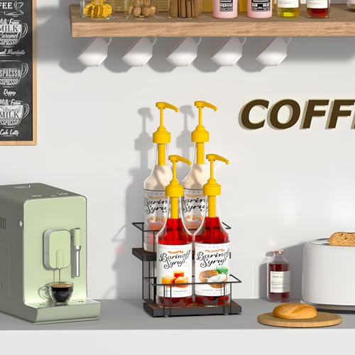 Coffee Syrup Rack Organizer