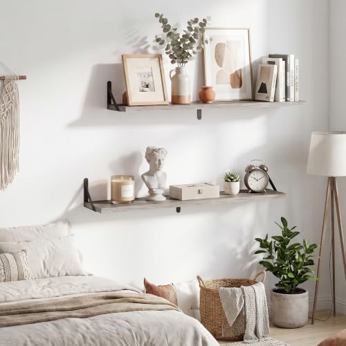 Wall Mounted Floating Shelves Set of 2 (2 Count)