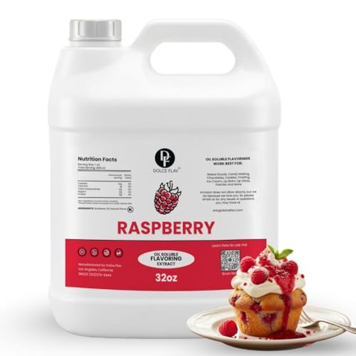 Raspberry Flavoring Oil 32 oz (32 Fl Oz)