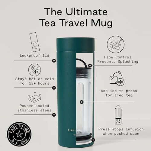 Travel Tea Infuser Mug with Strainer