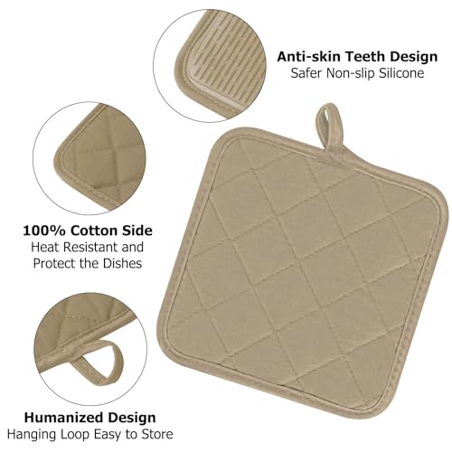 Oven Mitts and Pot Holders Set (4 Count)
