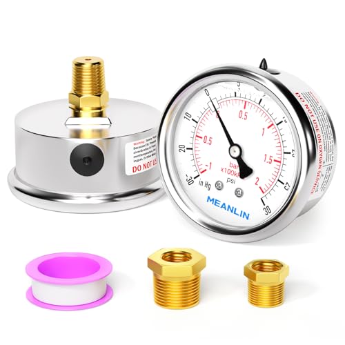 30inHG~30Psi Stainless Steel 1