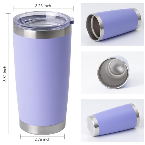 20oz Stainless Steel Tumblers Bulk (8 Count)