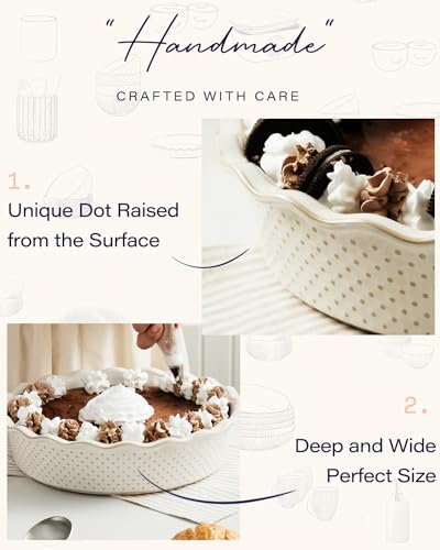 Ceramic Deep Pie Pan (2 Count)
