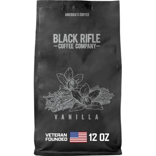 Black Rifle Coffee Medium Roast Ground Coffee Vanilla 12 oz (12 Ounce)