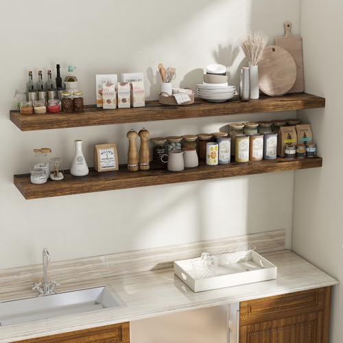 72 Inch Floating Shelves (2 Count)