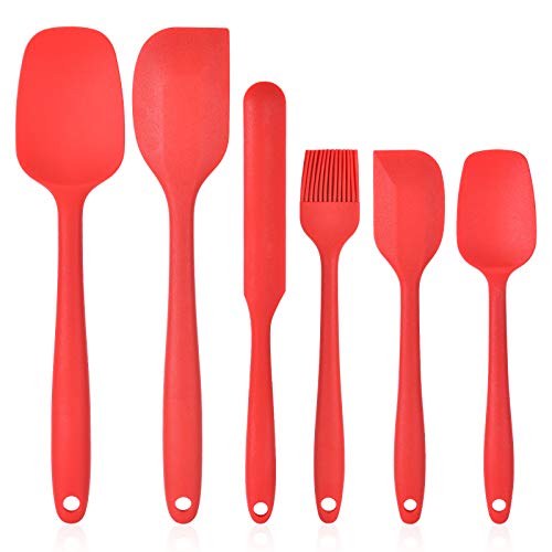 Silicone Spatula Set Food Heat Resistant Kitchen Rubber