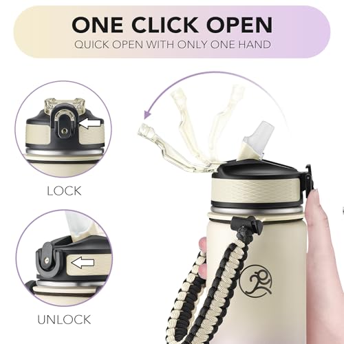 24oz Insulated Stainless Steel Travel Water Bottle