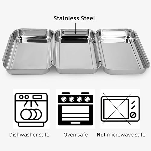 3 Piece Stainless Steel Breading Set (3 Count)