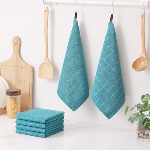 100% Cotton Terry Kitchen Dish Cloths (8 Count)