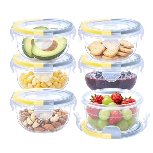 Small Round Food Storage Containers (6 Count)