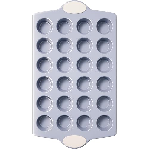 24 Cup Ceramic Nonstick Mini Muffin Pan & Cupcake Tin