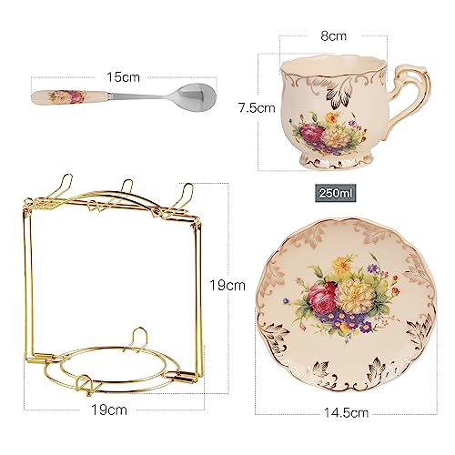 Tea Cups and Saucers Set of 6