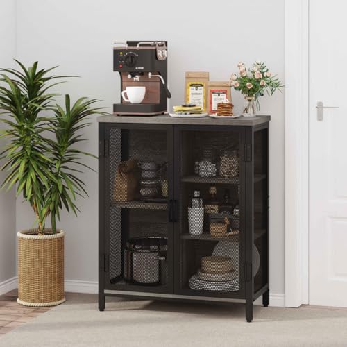 Small Coffee Bar Cabinet with Storage