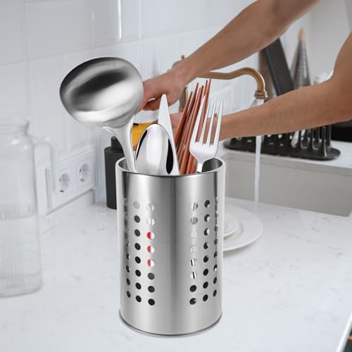 Stainless Steel Cutlery Holder Self
