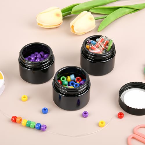 Glass Jars with Lids (24 Count)