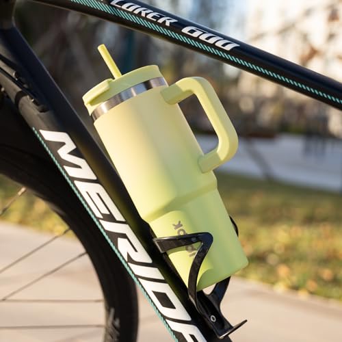 40 oz Insulated Tumbler with Handle & Straw