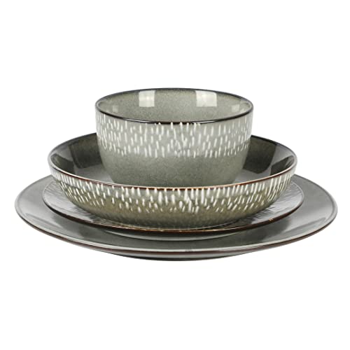 Matisse 16 Piece Double Bowl Dinnerware Set