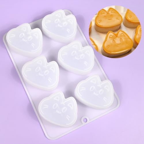 Cat Shape Cheese Mousse Silicone Cake Decorating Mold For Baking Mould Dessert Mousse Pastry Mould Ice Cream Mold Kitchen Tools
