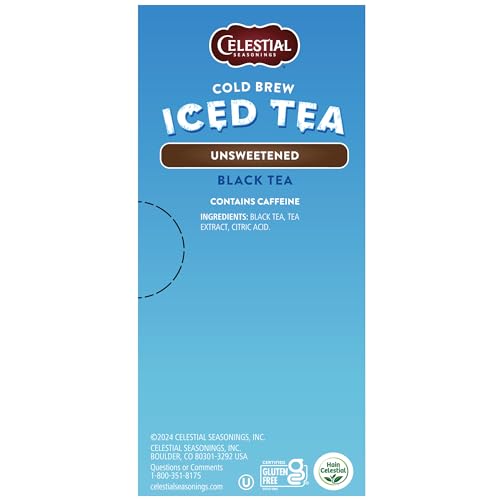 Cold Brew Unsweetened Black Tea Iced 18 tea bags (18 Count)