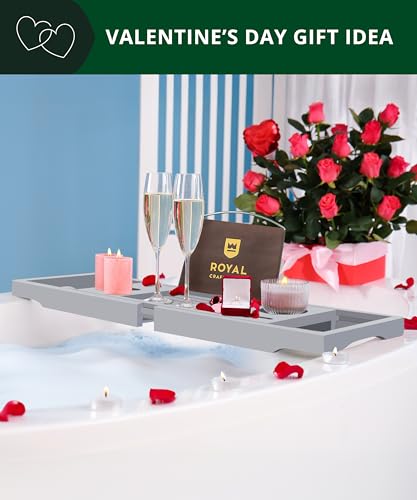 Premium Foldable Bathtub Tray Caddy