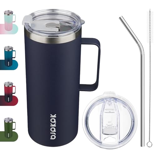 32oz Insulated Coffee Mug with Handle