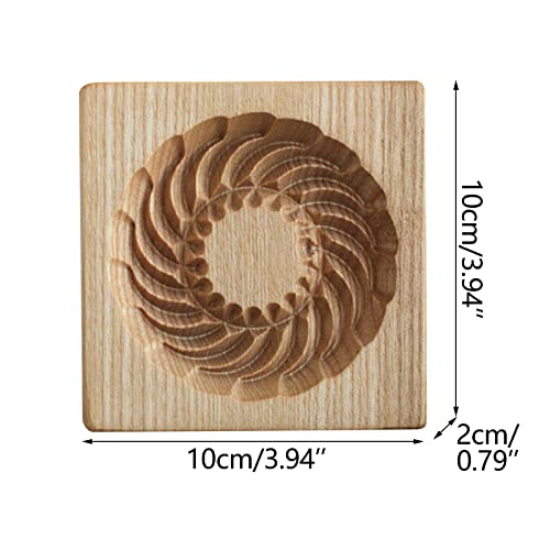 Wooden Cookie Biscuit Mold