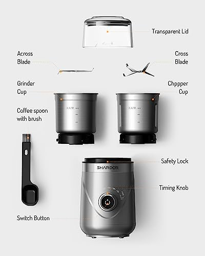 Electric Super Silent Blade Coffee Grinder