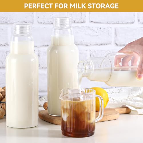 34 Oz Glass Bottles with Lids