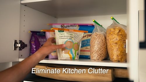 12 Pack Assorted Food Bag Sealers Reusable Chip Clips Bag Clips (12 Count)