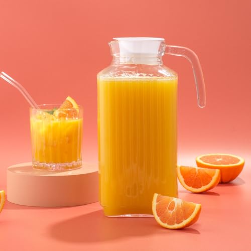 60oz Glass Pitcher with Lid