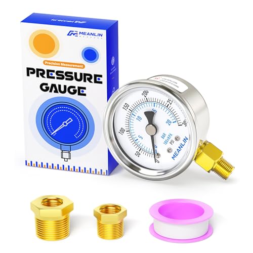 0~300Psi Dry Pressure Gauge Stainless Steel 1