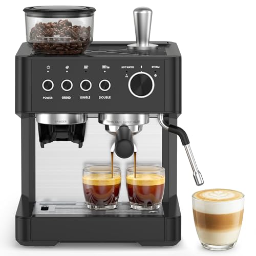 20 Bar Espresso Machine with Grinder