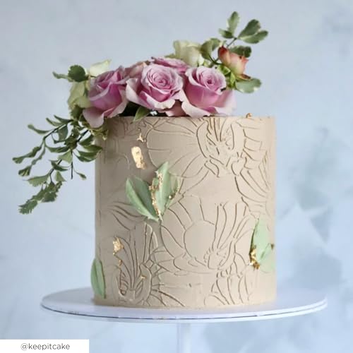 Large and Tall Cake Decorating Stencil