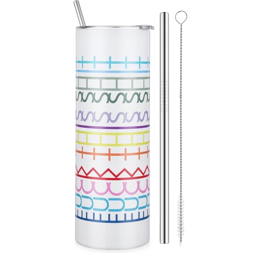 20 oz Hidden Message Tumbler Insulated with Lid Straw