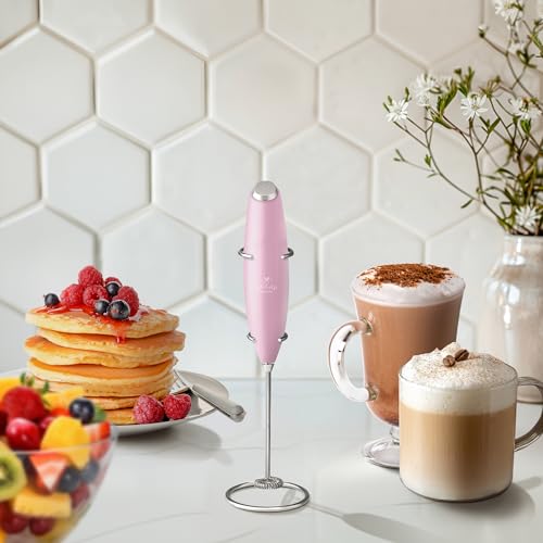 Zulay Powerful Milk Frother for Coffee with Upgraded Titanium Motor