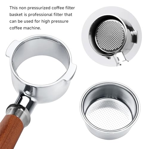Double Cup Stainless Steel Coffee Filter 51mm