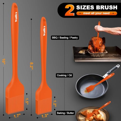 600℉ Heat Resistasnt Pastry Brushes (2 Count)
