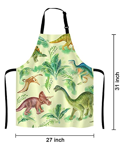 Dinosaur Kitchen Cooking BBQ Chef Apron
