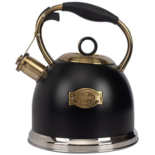 Tea Kettle 3.0 Quart Tea Kettles Stovetop Whistling Teapot Stainless Steel Tea Pots for Stove Top Whistle Tea Pot