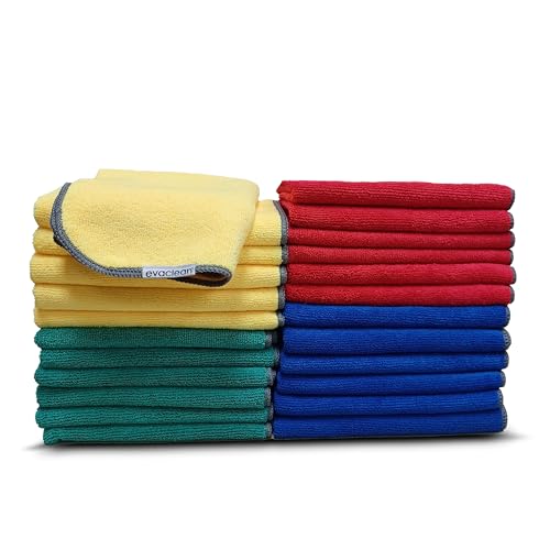 Premium Microfiber Cleaning Cloth 16"x16" (24 Count)