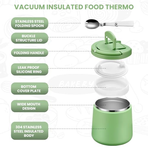 20oz Vacuum Insulated Soup Thermo for Hot Food
