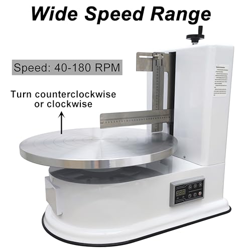 Cake Icing Smoother Electric Cream Spreader Machine Frosting Smoother Stainless Steel Icing Knife 40