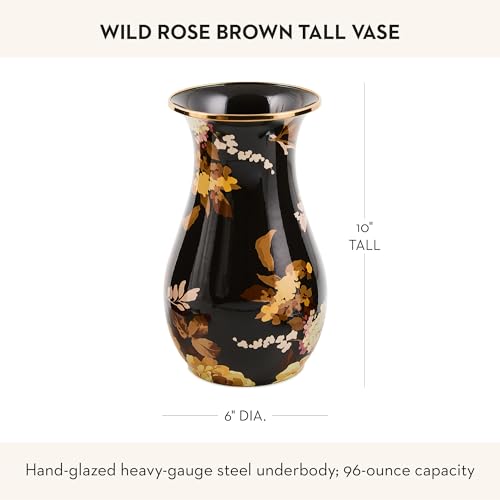 Enamel Tall Vase