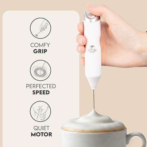 Powerful Frother Wand AA Batteries Included