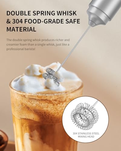 Rechargeable Milk Frother Handheld