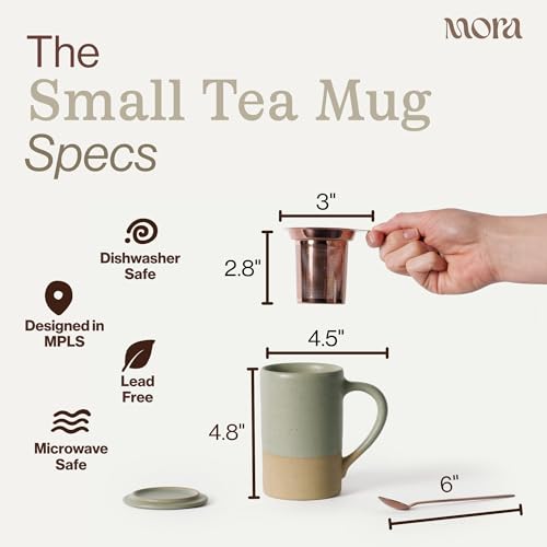 Mora Ceramics Tea Cup with Loose Leaf Infuser