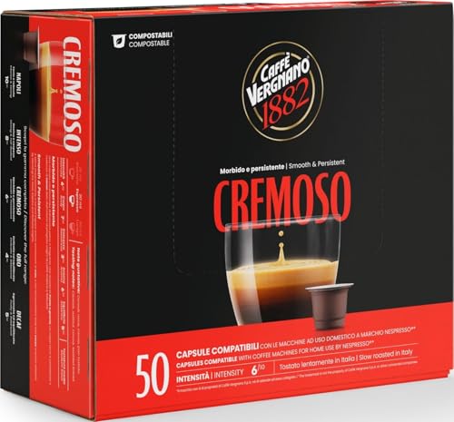 Caffe Vergnano Cremoso Espresso Pods (50 Count)